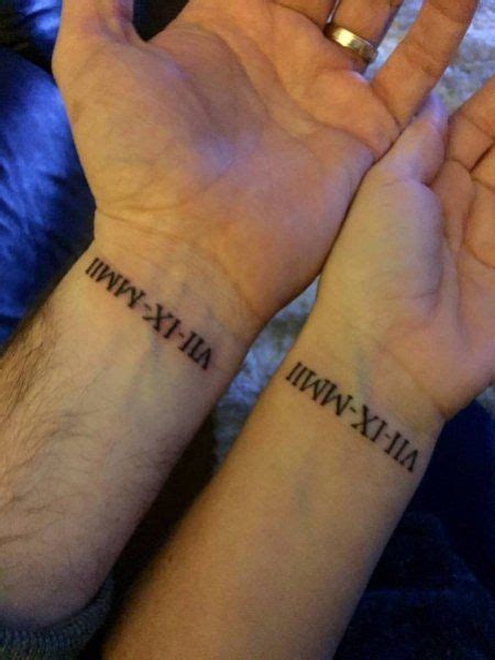 20 Roman Numerals Tattoo for Sentimental Men | Roman numeral wrist ...