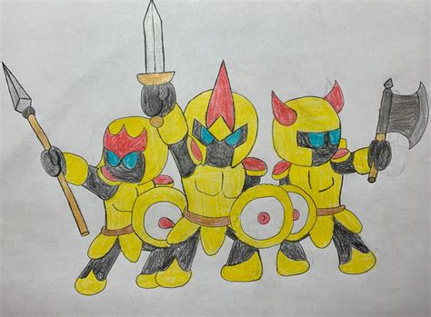 Spartrio (Fake Falinks Evolution) by BigBee17 on DeviantArt