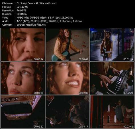 Sheryl Crow - All I Wanna Do - Download HQ Music Video VOB