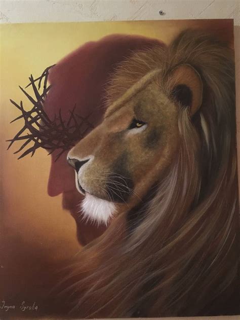 Lion symbol of Jesus Painting by Iryna Syrota | Saatchi Art