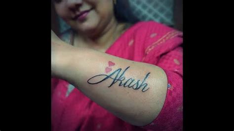 akash name tattoo designs in hand