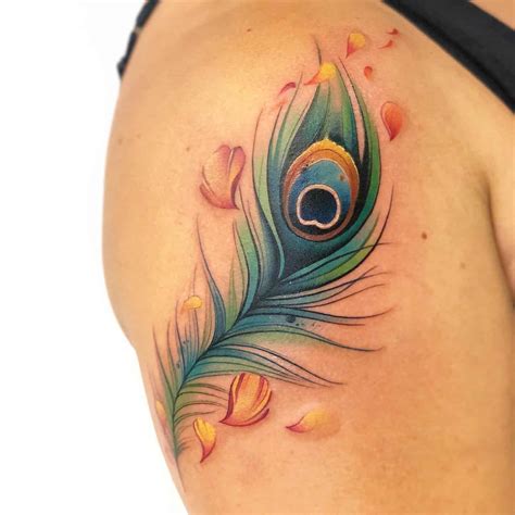 14 Beautiful Peacock Feather Tattoo Ideas for Women in 2023