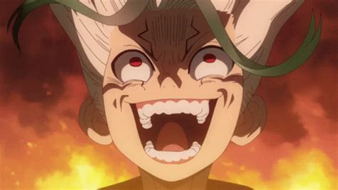 Laugh Senku GIF - Laugh Senku Anime - Discover & Share GIFs | Anime, Dr ...