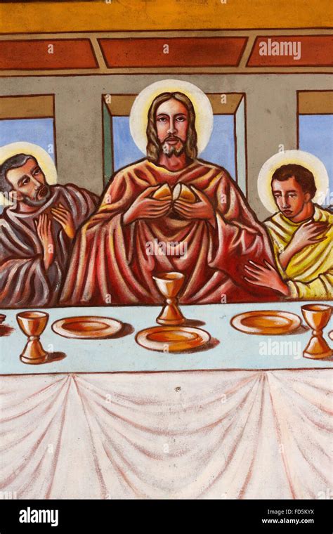 Last supper painting hi-res stock photography and images - Alamy