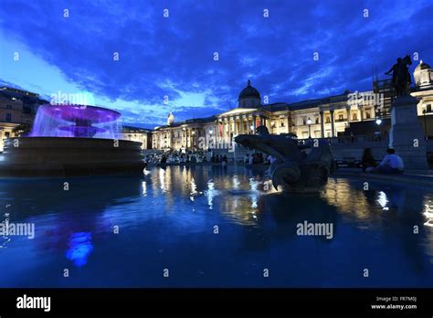 National Gallery, Trafalgar Square, art gallery in London, UK Stock Photo - Alamy