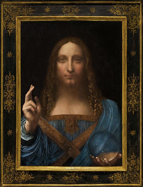 Salvator Mundi, Savior of the World Painting by Leonardo da Vinci - Pixels