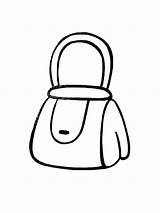 Handbag coloring Pages sketch template