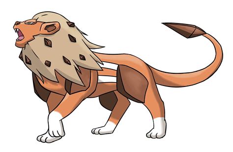 My fakemon, a legendary rock/ground type lion! I will post a mega later ...