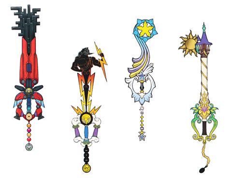 Keyblades Concept Artwork - Kingdom Hearts III Art Gallery