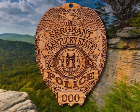 Kentucky State Police Badge or Shoulder Patch Ornament | Etsy