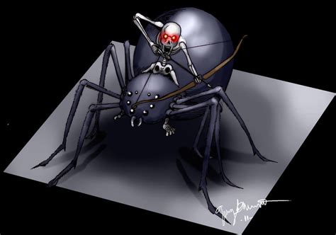 Minecraft Spider Jockey by GrimGary on DeviantArt