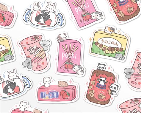 Printable Kawaii Cute Stickers Cute Food Stickers Food Kawaii Stickers | The Best Porn Website