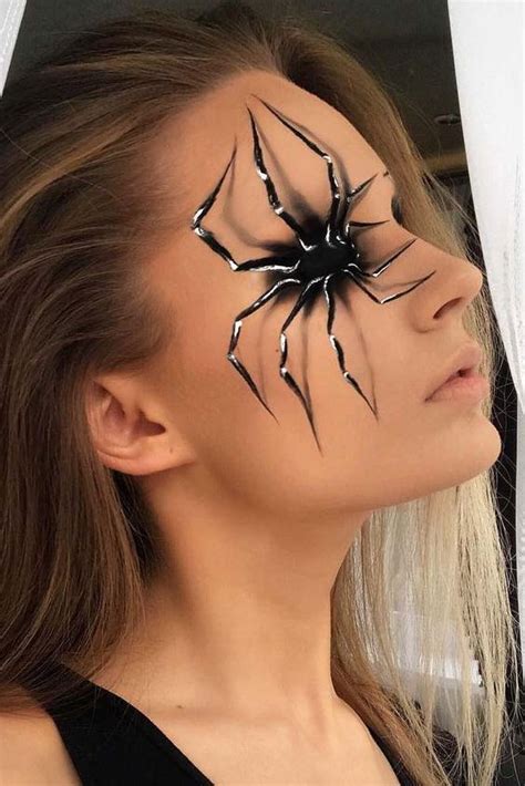 Creepy-Crawly Spider Halloween Makeup Ideas #makeupideasparty | Melhor ...