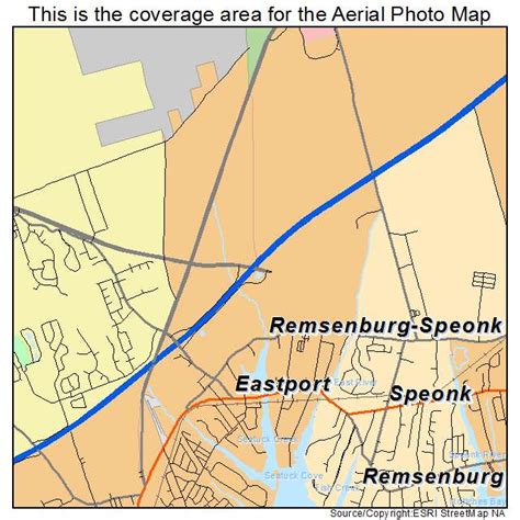 Aerial Photography Map of Eastport, NY New York