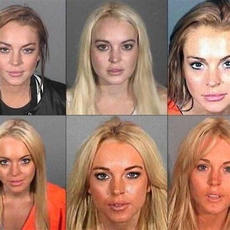 lindsay lohan mugshot sticker by elliebellyb1tch | Redbubble | Lindsay lohan, Mug shots, Celebrities