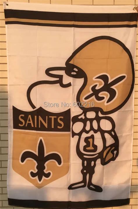 New Orleans Saints Banner Large Outdoor Flag 3ft x 5ft Football Hockey Baseball USA Flag|usa ...