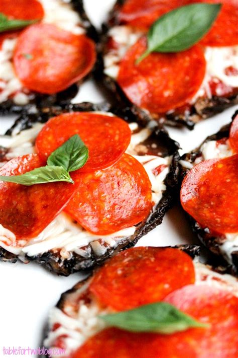 Mushroom Pizza Caps | Recipe | Recipes, Stuffed mushrooms, Food