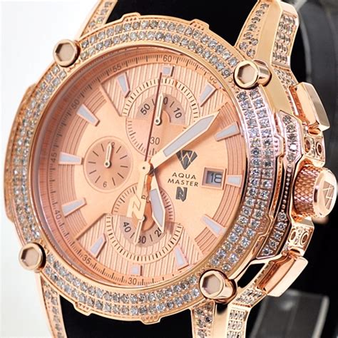 Mens Gold Watches With Diamonds