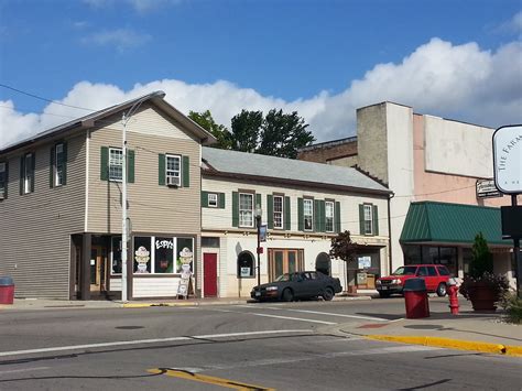 The main intersection in Lewisburg, Ohio -- one of the 10 villages in Preble County. Several ...