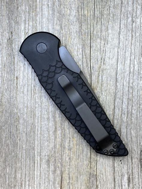 Protech Knives TR-3 X1 Operator Edition with Tritium Button Insert ...