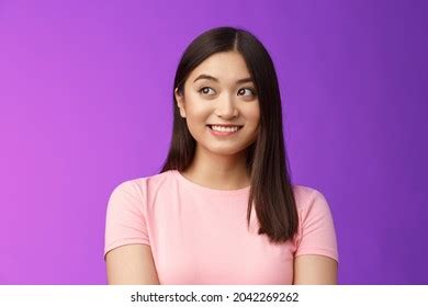 Closeup Lovely Joyful Asian Woman Look Stock Photo 2042269262 | Shutterstock