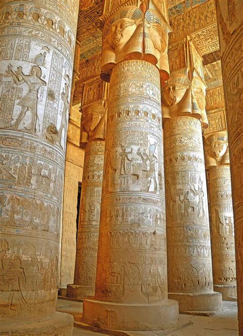 Dendera Temple Complex The outer Hypostyle Hall... - Egypt Museum