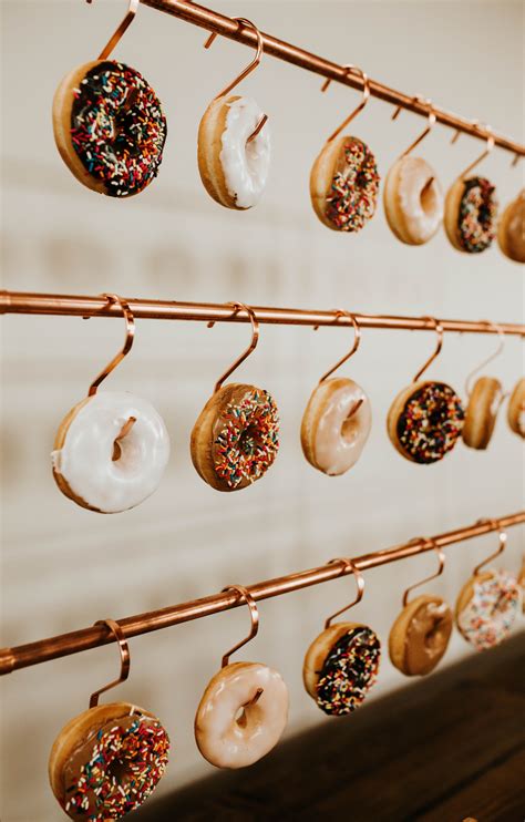 Donut Display by Pear Tree! | Donut display, Wedding donuts, Donut wall