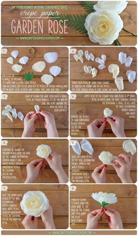 1001 + tolle Ideen zum Thema Basteln mit Krepppapier | Diy papierrosen, Blumen aus papier ...