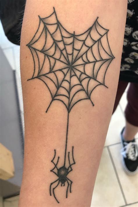 50+ Spider Web Tattoos Ideas and Designs and their Meanings - Tats 'n ...