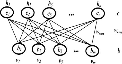 The architecture of a RBM with n hidden neurons and m visible neurons. | Download Scientific Diagram