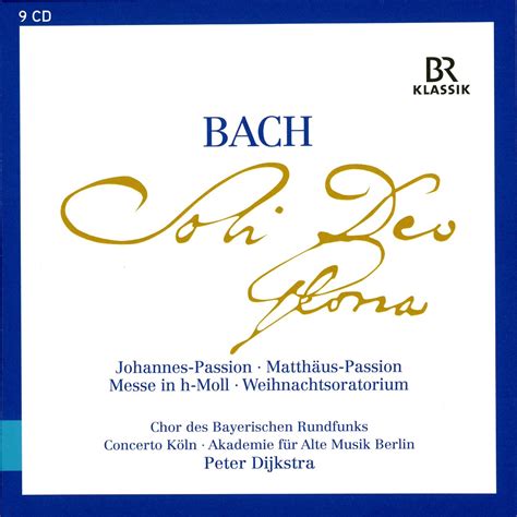 makdelart - classique: Bach - SOLI DEO GLORIA (Peter Dijkstra) (9CDs Boxset, BR-Klassik)