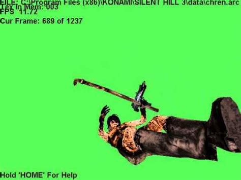 Silent Hill 3 - Monsters - Green Screen (Chroma Key) Parte 2 - YouTube