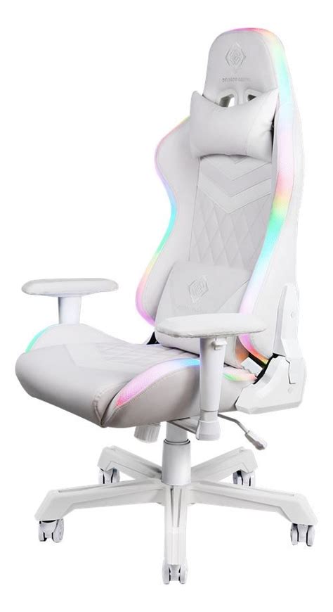 White Line RGB gaming chair, white DELTACO GAMING Møbel - Skiftselv.dk