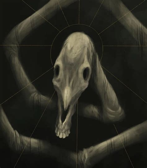 Long Horse | Scary art, Creepy art, Horse skull