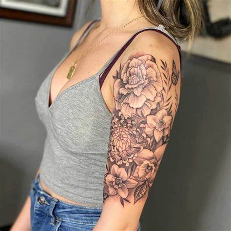 Top 47 Best Half Sleeve Tattoo Ideas for Women - [2021 Inspiration Guide] in 2021 | Tattoos for ...