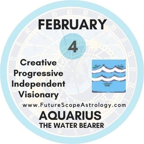 February 4 Zodiac (Aquarius) Birthday: Personality, Birthstone, Compatibility - FutureScope ...