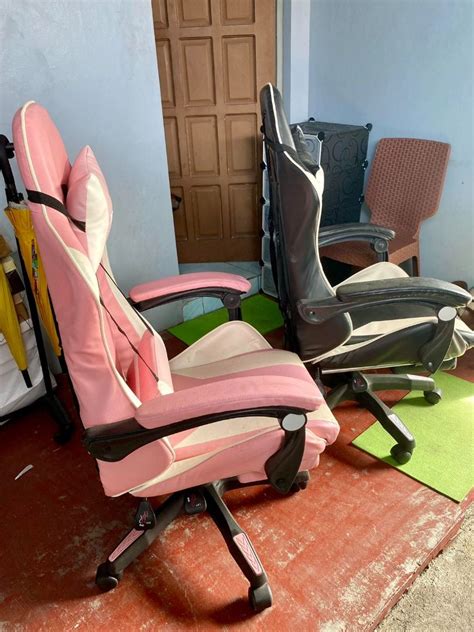KALEUILL Gaming/Office Chair with Reclining & Footrest Headrest Lumbar Support, Furniture & Home ...