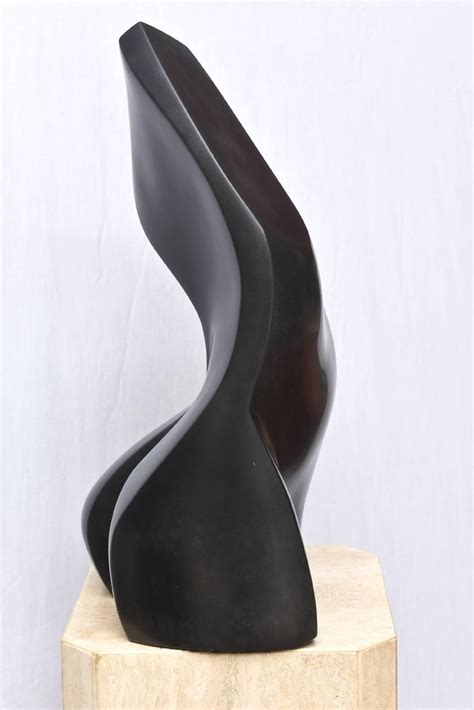 Masatoyo Kishi, 21" H x W 11.75" x D 8.75" ,black stone | Contemporary sculpture, Abstract ...