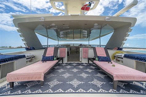 Fabulous sun deck with sunbathing area — Yacht Charter & Superyacht News