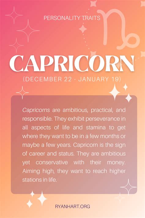 Capricorn Personality Traits (Dates: December 22 - January 19) (2023)