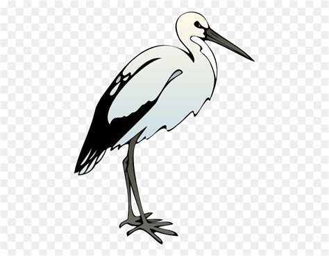 Heron Bird Great Egret Clip Art - Crane Bird Clipart - FlyClipart