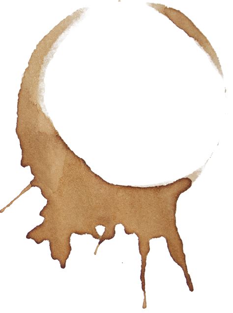Coffee Stain Real Cup Mess Mark 10161479 PNG