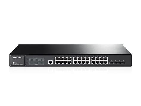 TL-SG3424 | JetStream 24-Port Gigabit L2 Managed Switch with 4 Combo SFP Slots | TP-Link