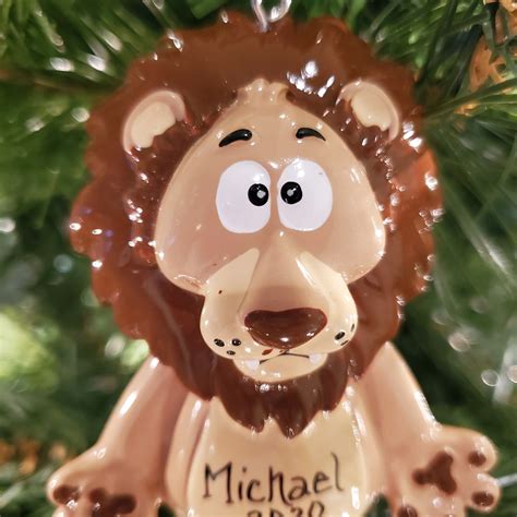 Lion Christmas Ornament Lion Toy Christmas Ornament | Etsy