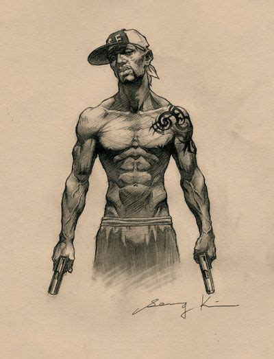 Gangster by kse332 | Gangster drawings, Character art, Concept art characters