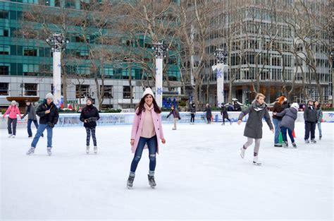 ICE SKATING IN BRYANT PARK | Beautifully Seaside