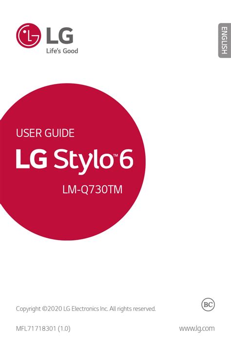 LG STYLO 6 USER MANUAL Pdf Download | ManualsLib