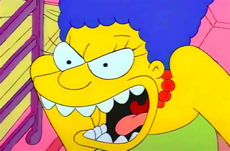 simpsons-marge-simpson-angry-shouting-screaming-meltdown - The Midult