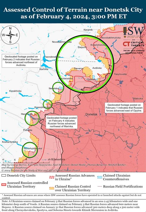 Ukraine War Maps Show Russia's Confirmed Advances in Bakhmut, Avdiivka - Newsweek