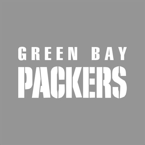 Green Bay Packers #3 NFL Team Logo 1 Color Vinyl Decal Sticker Car Window Wall | eBay | Nfl ...